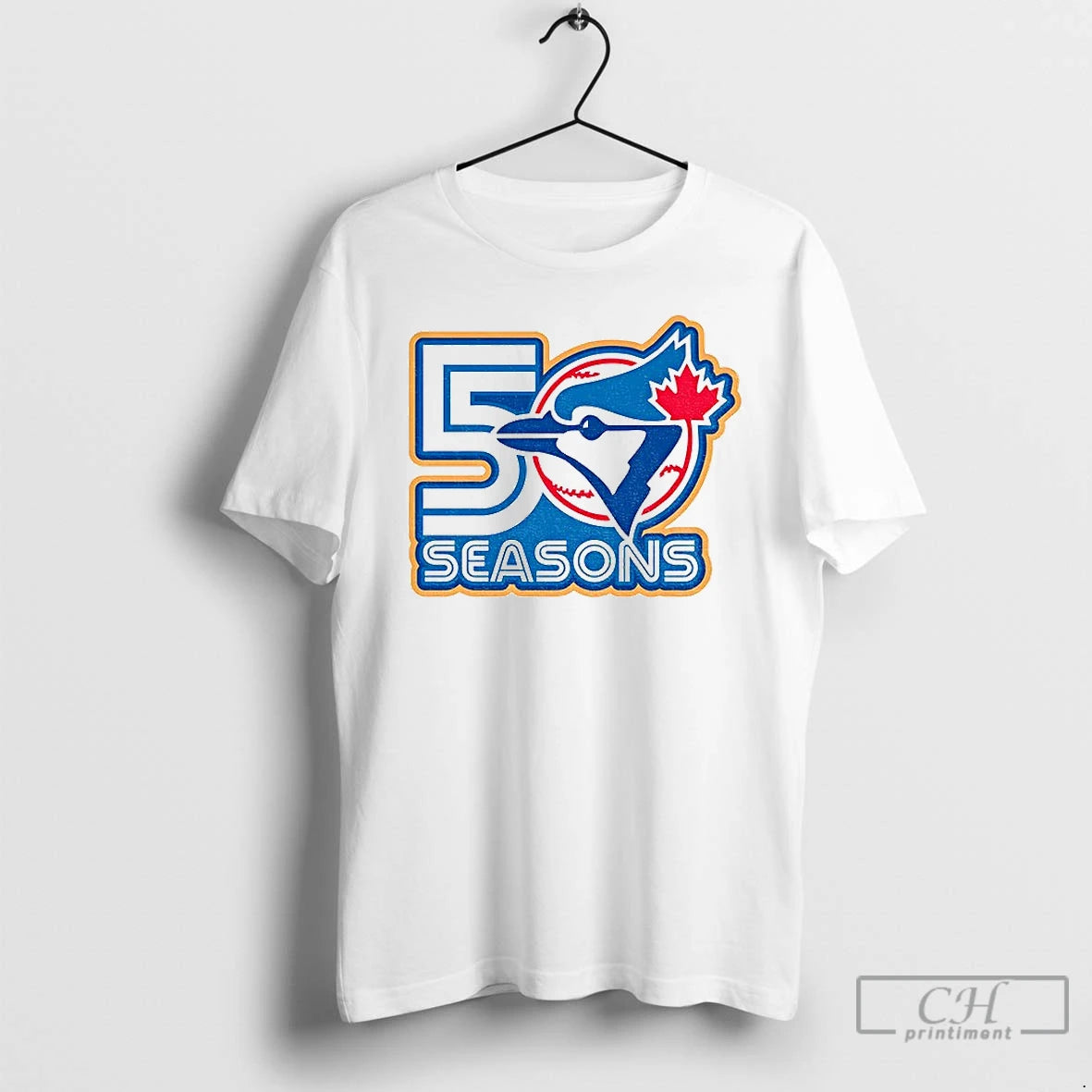Premium Toronto Blue Jays 50 Seasons The Blue Jays In 2026 T-Shirts, Hoodie, Sweatshirt | InkThreadWorks.com