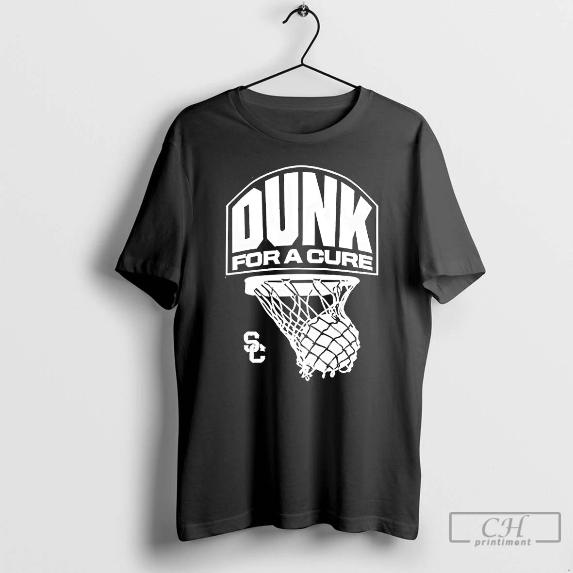 Premium Usc Trojans Basketball Dunk For A Cure T-Shirts, Hoodie, Sweatshirt | InkThreadWorks.com