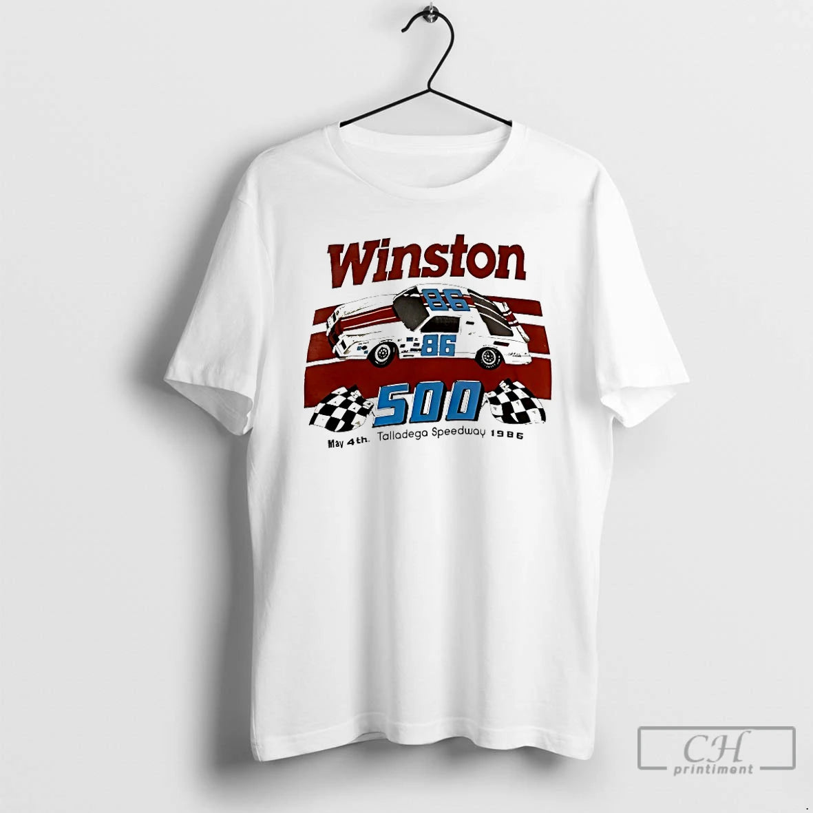 Premium Winston 500 Talladega Speedway 1986 Nascar T-Shirts, Hoodie, Sweatshirt | InkThreadWorks.com