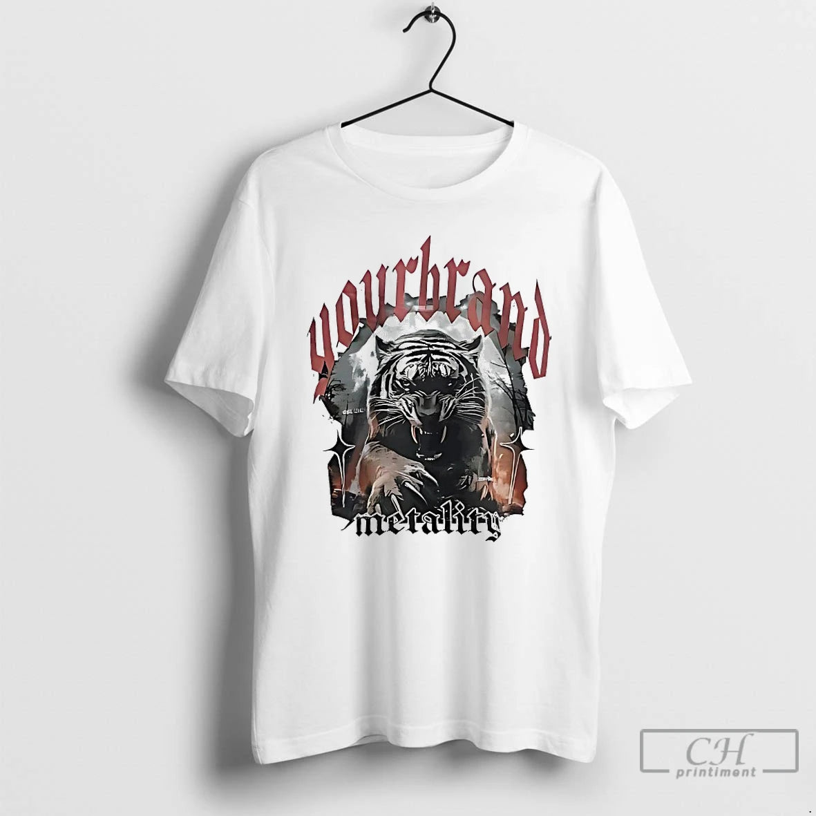 Premium Your Brand Metality Tiger T-Shirts, Hoodie, Sweatshirt | InkThreadWorks.com
