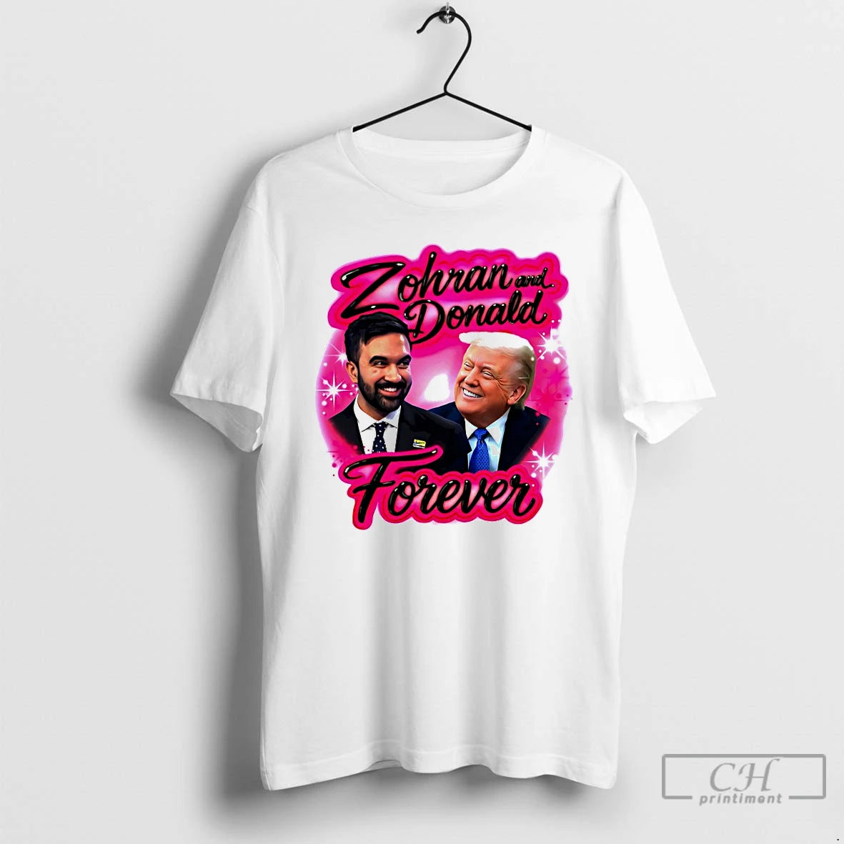 Premium Zohran Mamdani Va Donald Trump Forever T-Shirts, Hoodie, Sweatshirt | InkThreadWorks.com