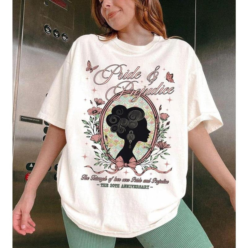 Pride and Prejudice Shirt, Elizabeth Bennet Inspired Shirt, Obstinate Headstrong Girl Tee, Mr Darcy Book Lover Gift,...