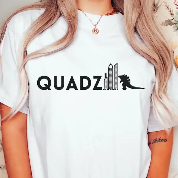 Quadzilla Funny Workout Top, Cute Leg Day Weightlifting Fitness Humor Apparel, Motivational Crossfit Exercise Gym Unisex...