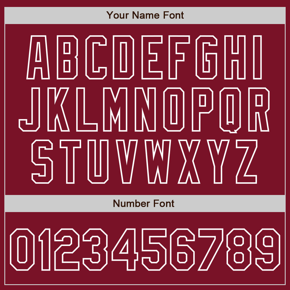 Custom Crimson White Authentic Raglan Sleeves Baseball Jersey