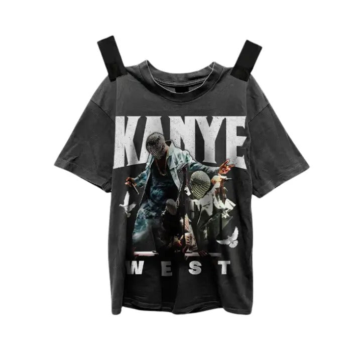 Rap Star High Street Trend-Ye-Old Retro Character Print Tshirt, Sweatshirt, Hoodie Size S- 3XL,Gift For Women Top...