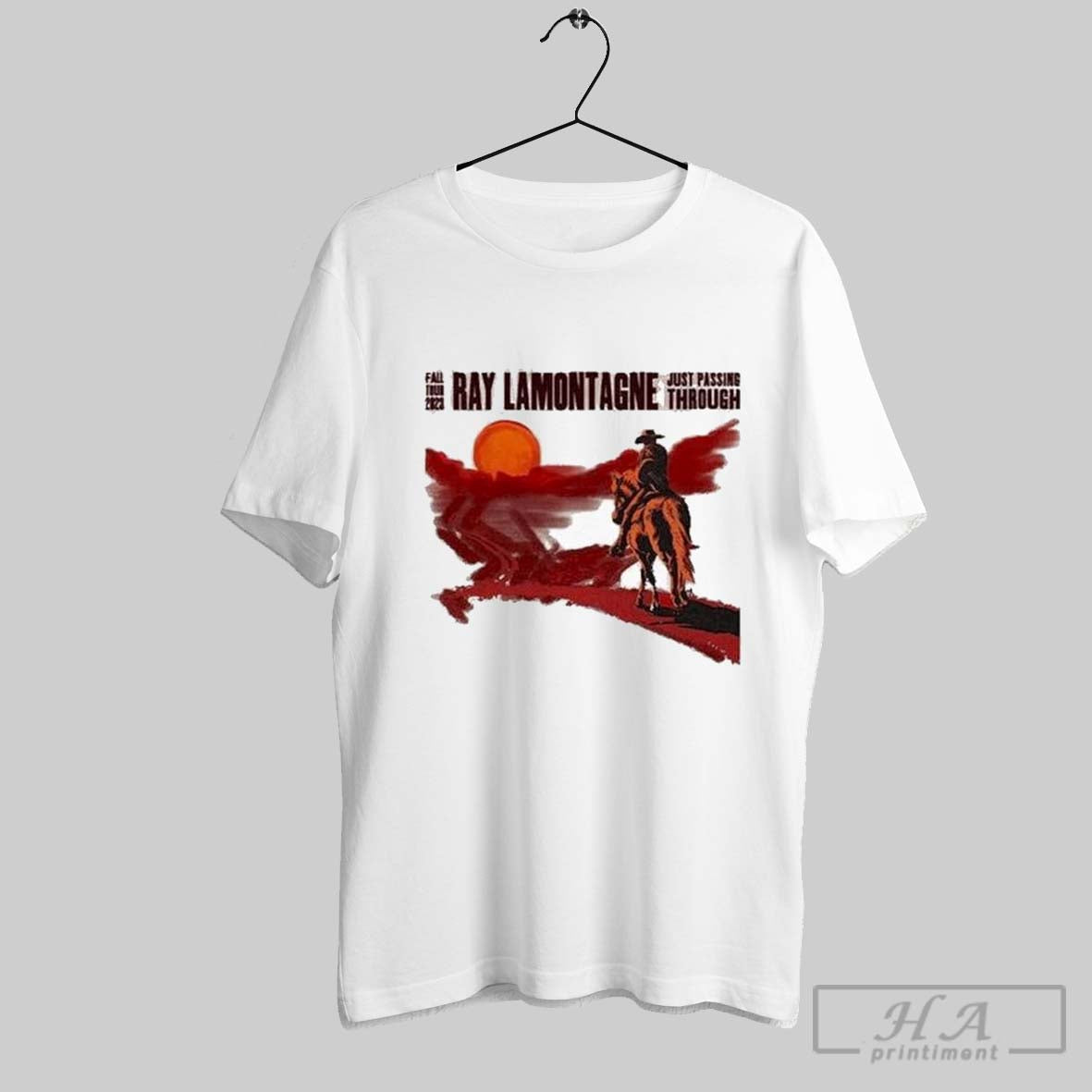 Ray Lamontagne Just Passing Through 2023 Tour T Shirts
