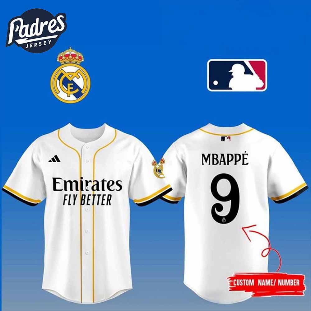 Real Madrid x MLB Club World Cup Baseball Jersey 2025 - Padres Jersey Oasis: Elevate Your Baseball Style Game
