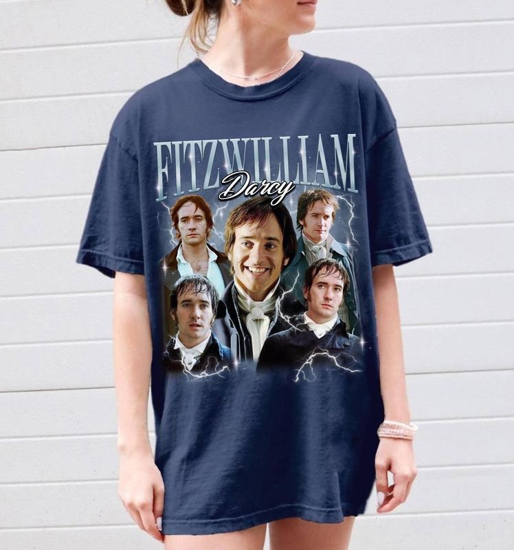 Retro Fitzwilliam Darcy Shirt, Fitzwilliam Darcy Tshirt, Mr Darcy Shirt, Pride and Prejudice Shirt, Fan Gifts Hoodie,...