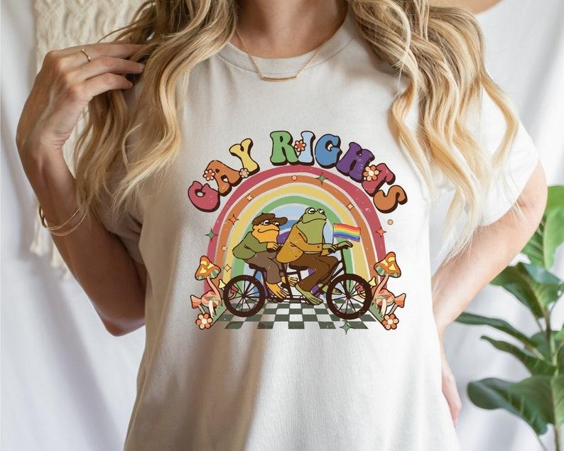 Retro Frog Shirt,Pride Shirt,Gay Pride Shirt,Retro Frog Pride Shirt,LGBTQ+ Tshirt,Gay Rights T-shirt, sweater and Hoodie...
