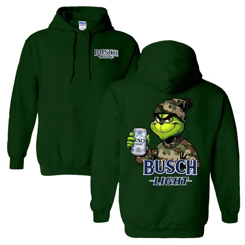 Retro Grin Bussch Light Hunting Hoodie, Christmas Movie Shirt, Bussch Light Sweatshirt, Hunting Shirt, Christmas Vacation Shirt, For Women, For Men