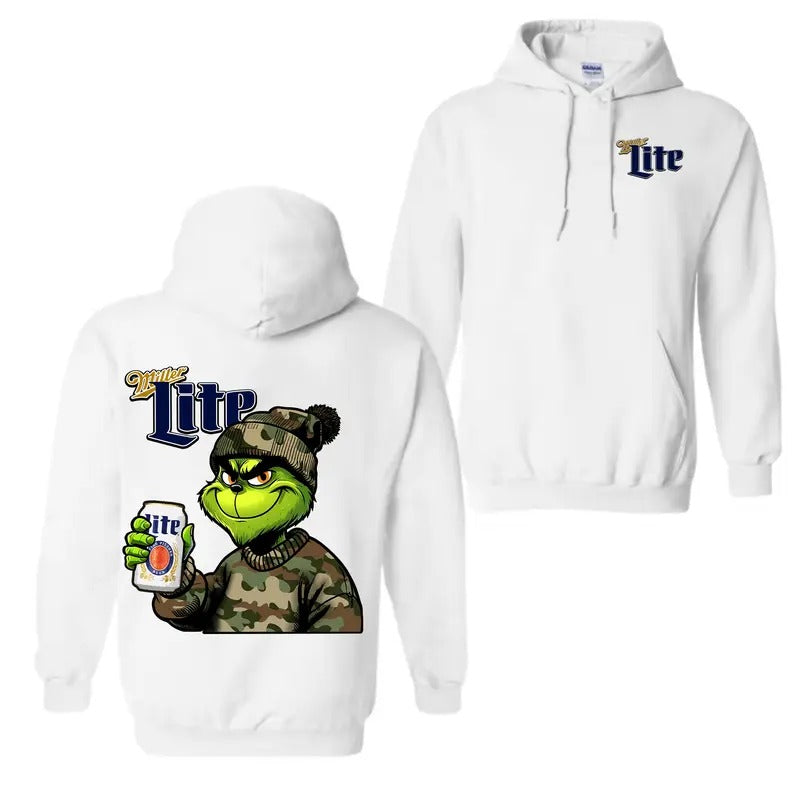 Retro Grin Miler Lite Hunting Hoodie, Christmas Movie Shirt, Miler Lite Sweatshirt, Hunting Shirt, Christmas Vacation Shirt, For Women, For Men