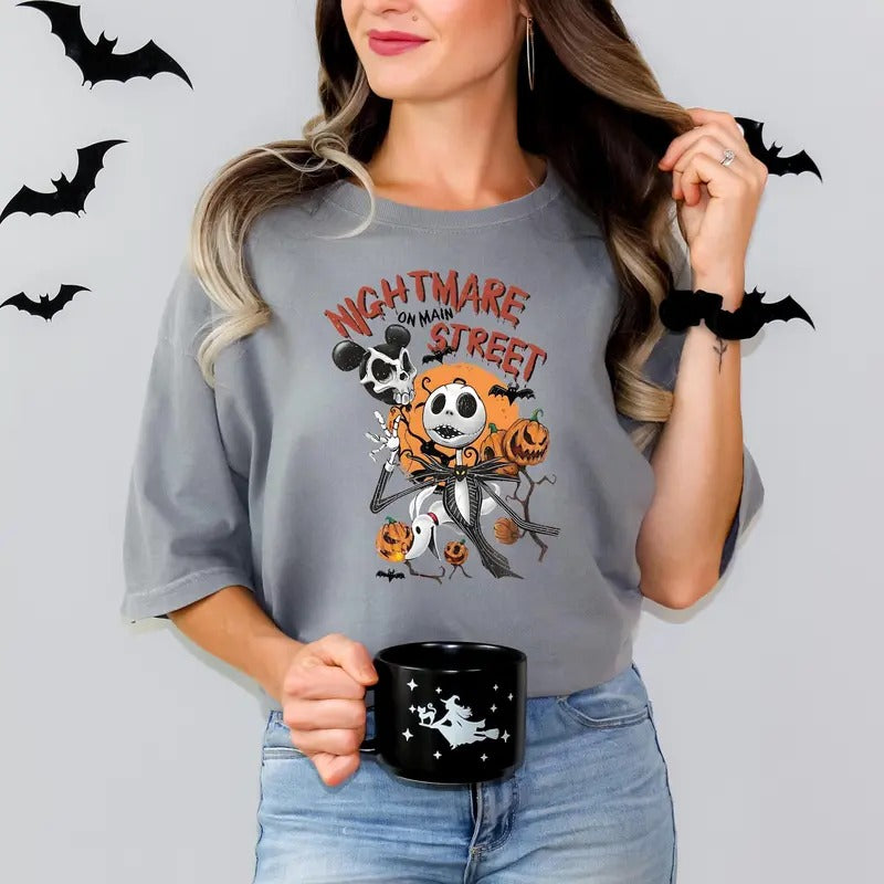 Retro Halloween Nightmare On Street Shirt, Vintage Halloween Not So Scary Shirt, Spooky Season