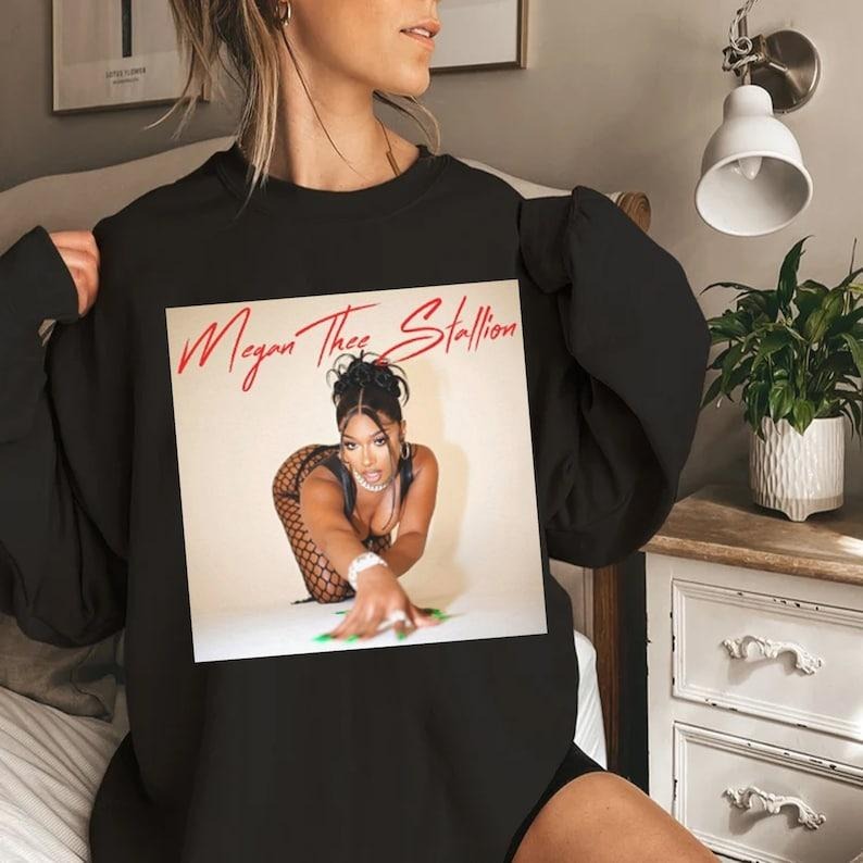 Retro Megan Thee Stallion Hiss 90s Sweatshirt, Vintage Megan Thee Stalion's Gift For Man And Woman Shirt Hoodie
