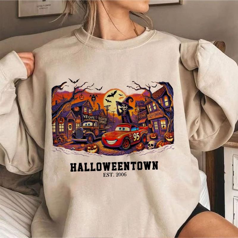 Retro Radiator Springs Cars Movie Halloween Shirt, Halloween Town 2006 Shirt, Halloween Trip, Halloween Party, Halloween Gift