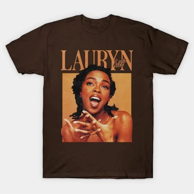 Lauryn Hill T Shirt Vintage Graphic Lauryn Hill // Retro Singer Menswear T-Shirt