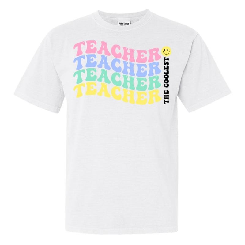 'Retro Teacher' T-Shirt - Choose your Grade or Subject!