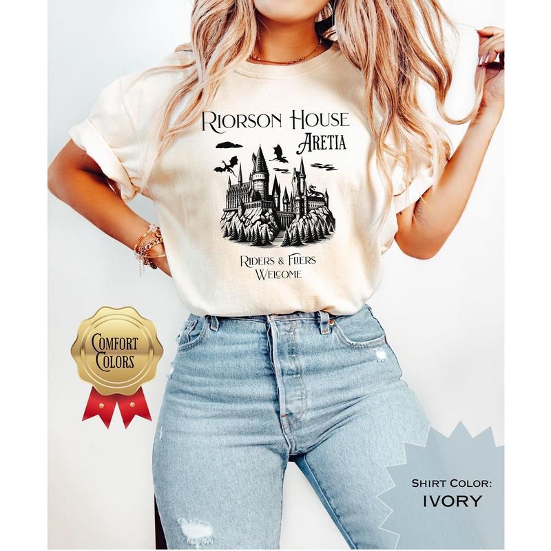 Riorson House T-Shirt, Smut Books, Iron Flame Shirt, Fourth Wing Tee, Dragon Rider Merch, Basgiath War, Iron Flame...