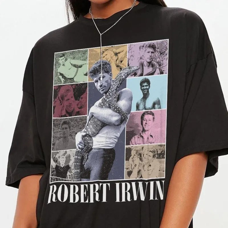 Robert Irwinn Tshirt Sweatshirt, Wildlife Conversation, Crocodile Shirt, Australia Zoo Tee, Unisex Sweater Pullover Tee...