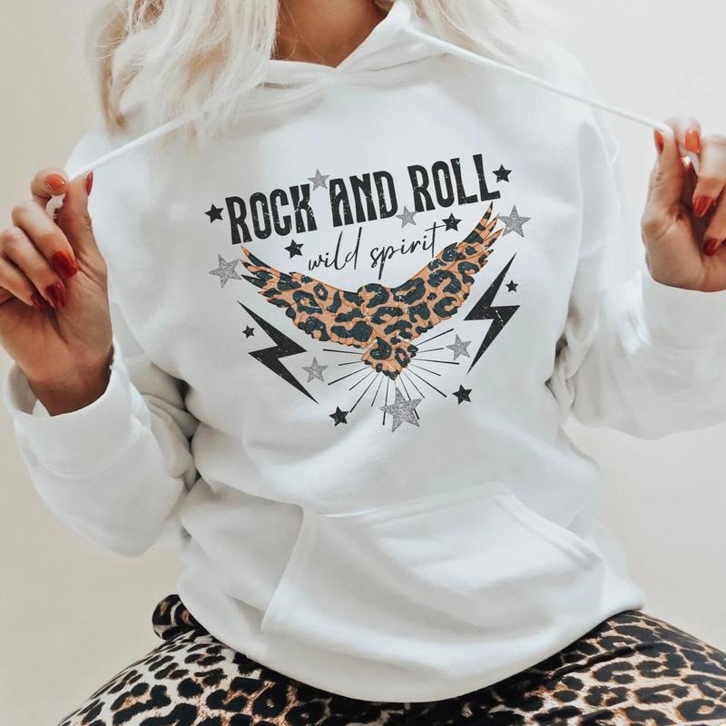 Rock And Roll DTF Transfers - THIS IS NOT A SHIRT Hoodie, Sweatshirt | InkThreadWorks.com