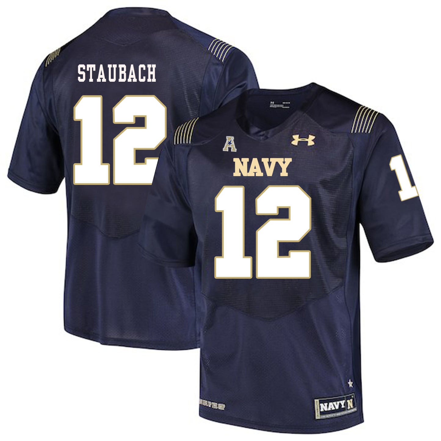 Roger Staubach 12 Navy