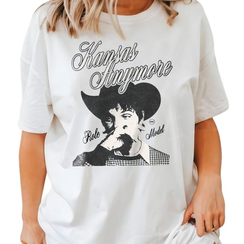 Role Model Kansas Anymore Unisex T-Shirt Short Sleeve Tee Gift for Fans Hoodie, Sweatshirt | InkThreadWorks.com