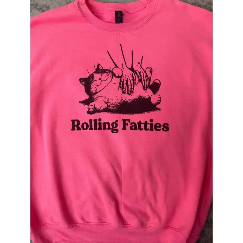 Rolling Fatties Pullover T-Shirts, Hoodie, Sweatshirt | InkThreadWorks.com