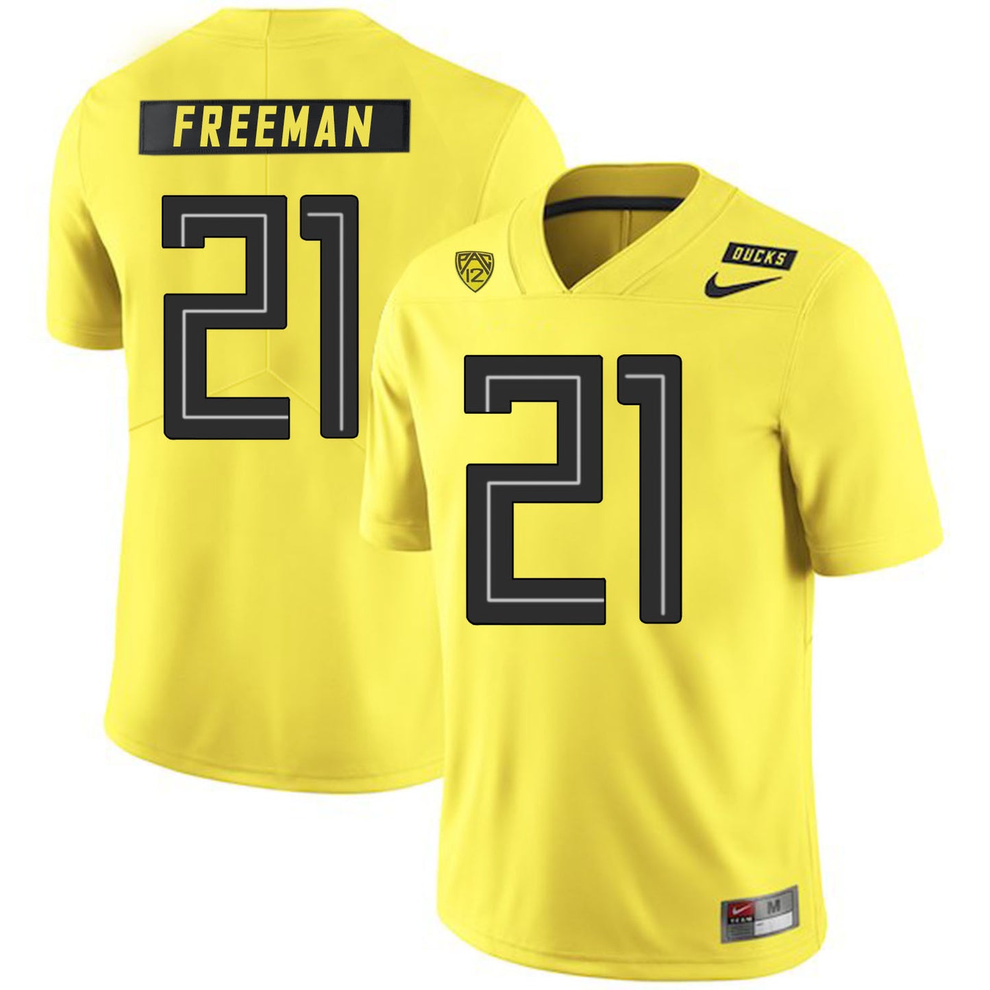 Royce Freeman 21 Yellow