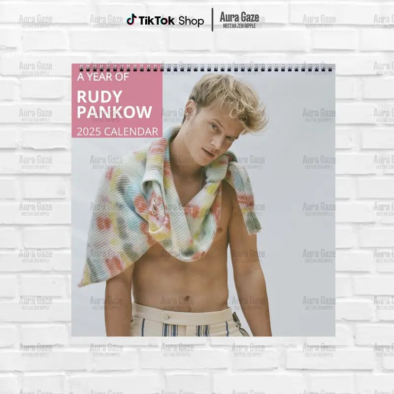 Rudy Pankow 2025 Wall Calendar, Monthly Planner, Rudy Pankow Fan Gift, Unique Holiday Gift, Celebrity Decor, Perfect Christmas Present, Home Decor