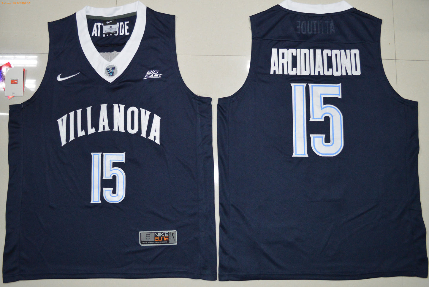 Ryan Arcidiacono 15 Navy