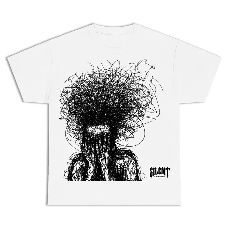 SEE NO EVIL T-SHIRT - BLACK AND WHITE VERSION SHIRT - S to 4XL Hoodie, Sweatshirt | InkThreadWorks.com
