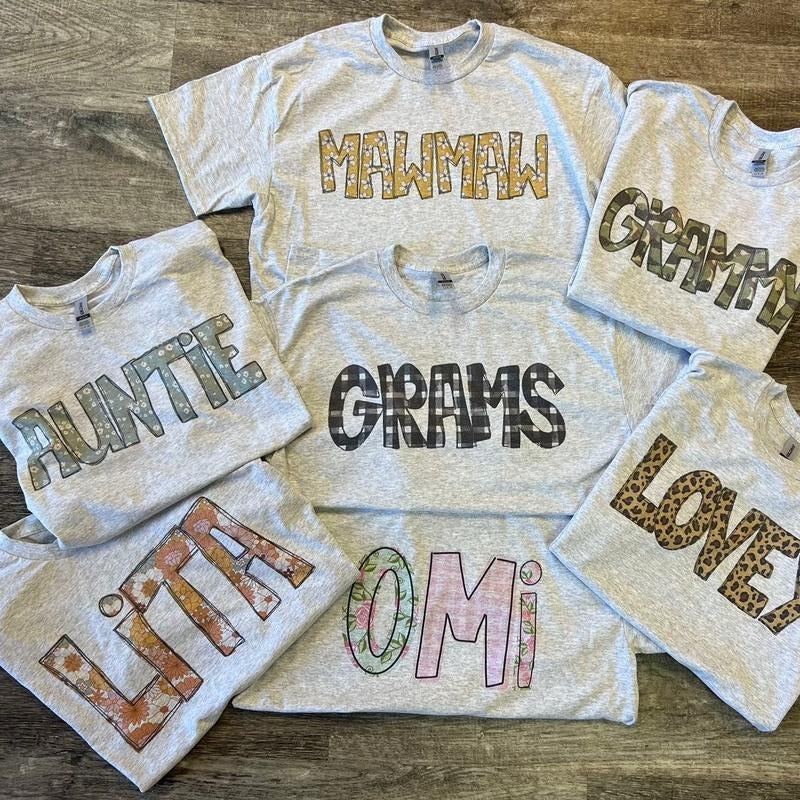 SHORT SLEEVE Custom Name Tees Hoodie, Sweatshirt | InkThreadWorks.com