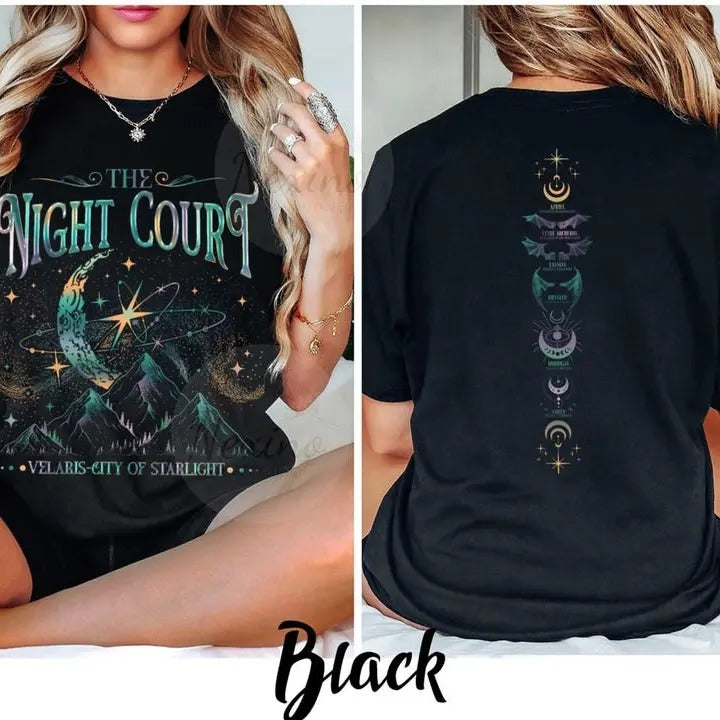 SJM, Velaris shirt,To the stars who listen and the dreams that are answer, A Court of Thorns and Roses shirt, acotar merch