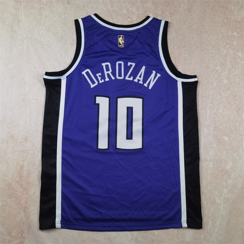 Sacramento Kings #10 DeMar DeRozan Hot Press Kings 10 Purple s-xxl Style 1
