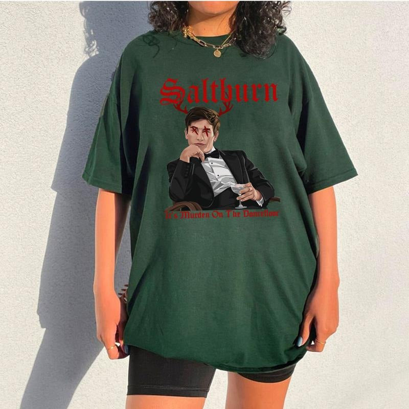 Saltburn Barry Keoghan T-Shirt tees Hoodie, Sweatshirt | InkThreadWorks.com
