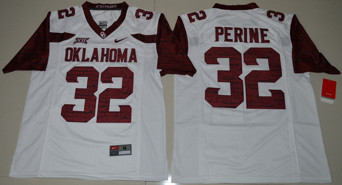 Samaje Perine 32 White 2016