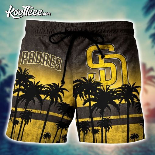 San Diego Padres MLB Summer Hawaiian Shirt And Shorts