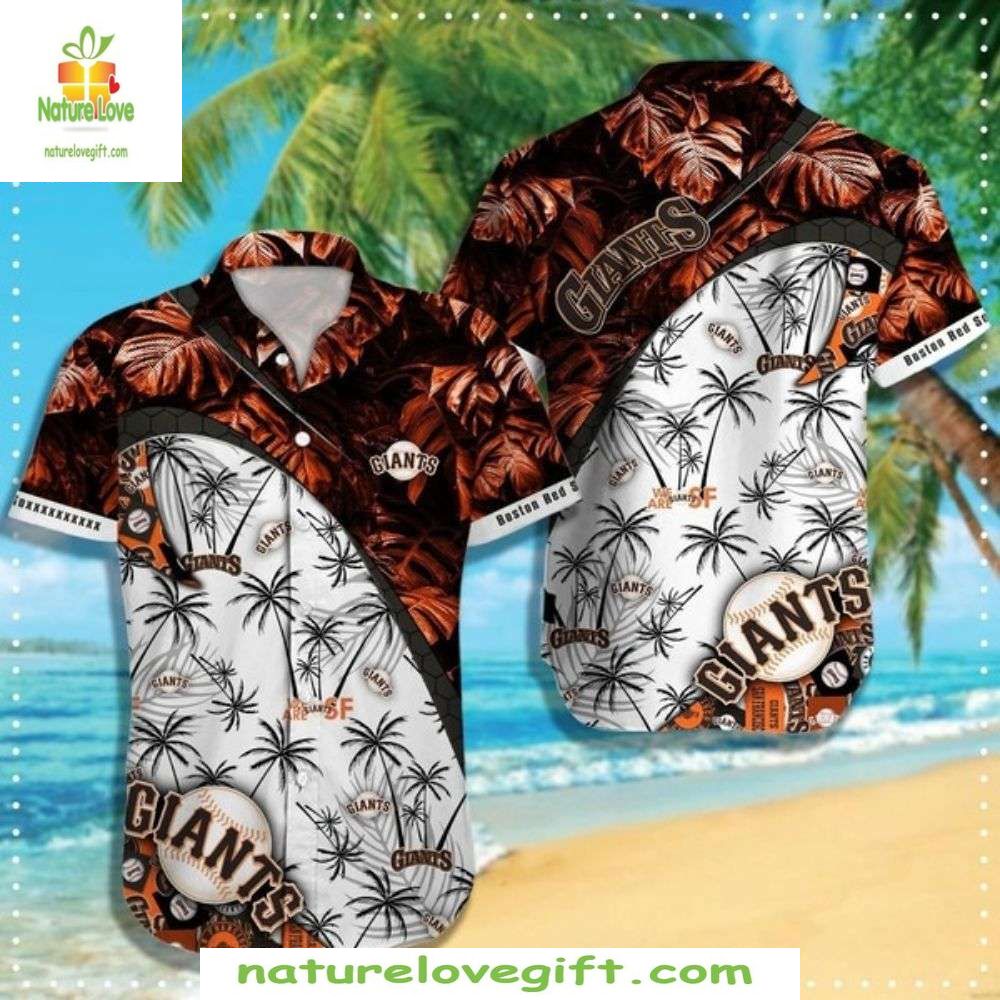 San Francisco Giants MLB Hawaiian Shirt Reversible Aloha Baseball Apparel