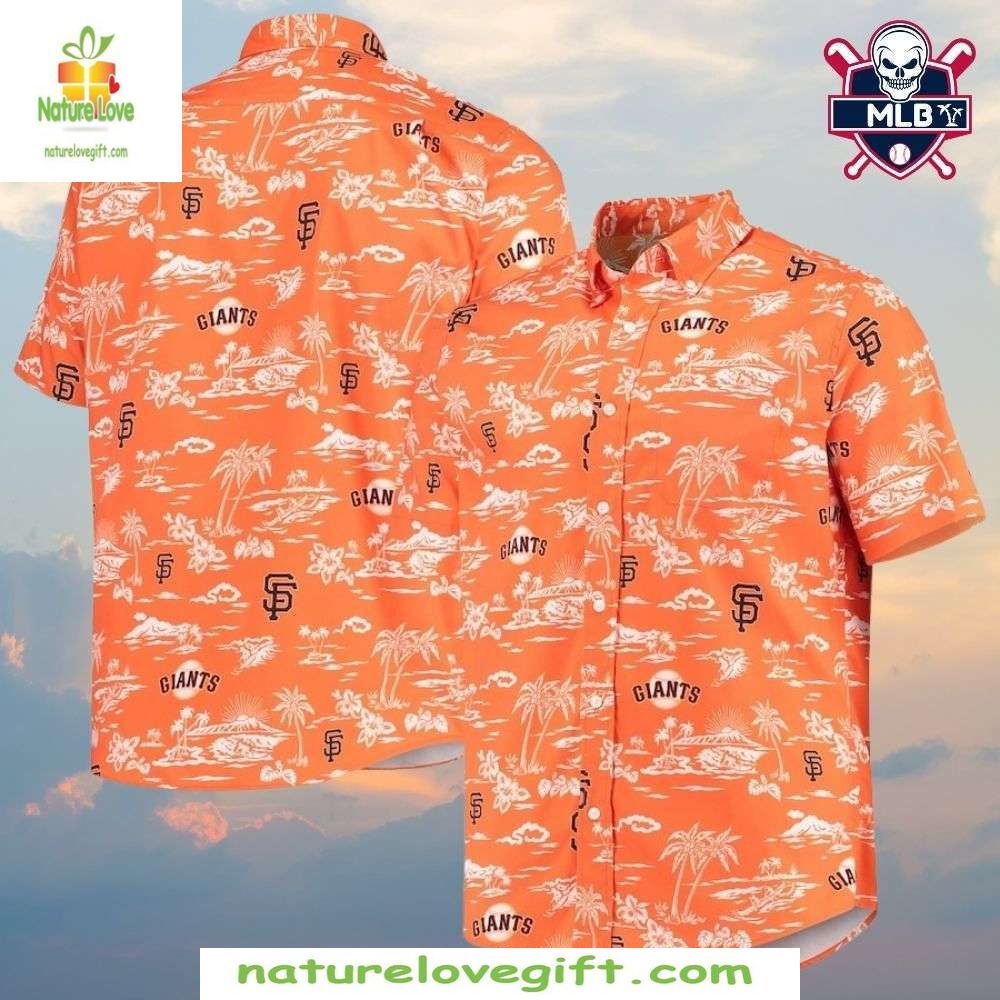 San Francisco Giants Hawaiian Shirt Tangerine Dreams MLB Baseball Apparel
