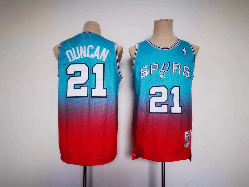 San Antonio Spurs #21 Tim Duncan Spurs 21 Retro