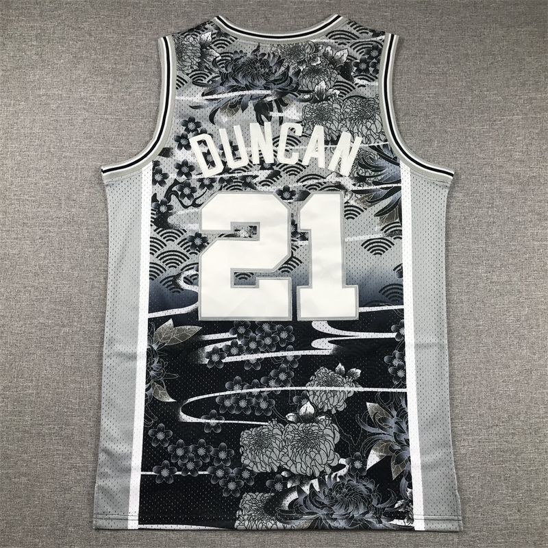 San Antonio Spurs #21 Tim Duncan Spurs Team 21 # Year of Rabbit Commemorative Style 1