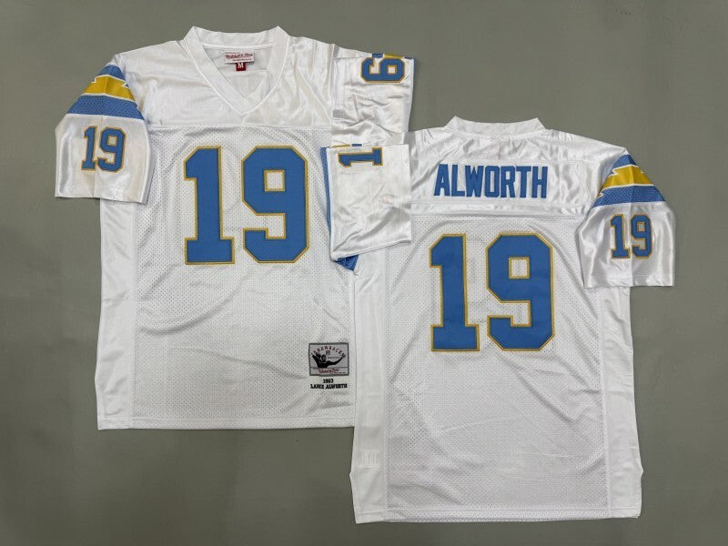 San Diego Chargers #19 Lance Alworth San Diego Chargers Style 5