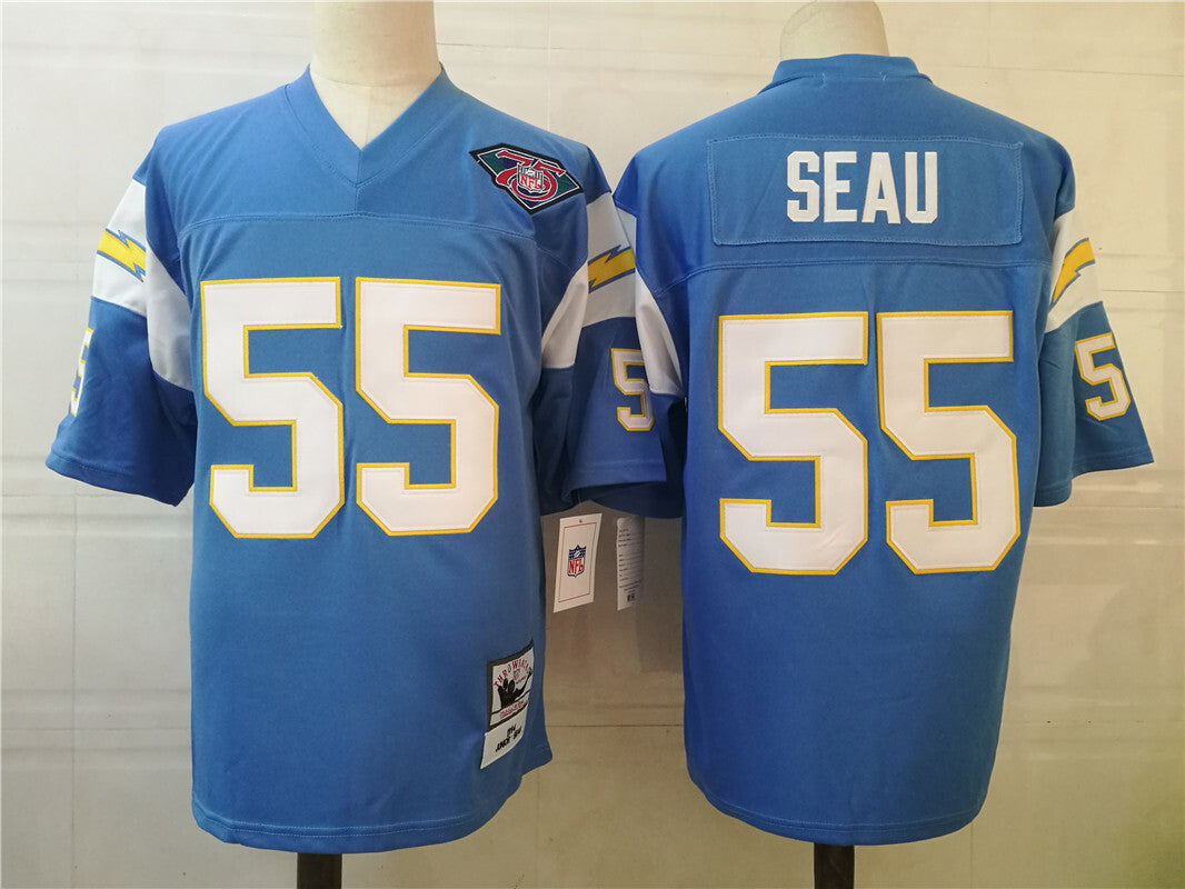 San Diego Chargers #55 Junior Seau 1 Style 1