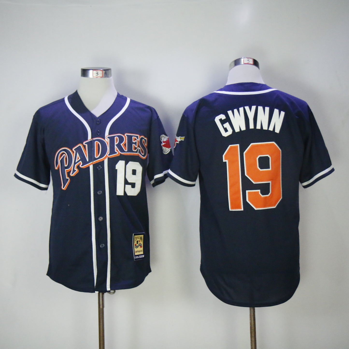 San Diego Padres #19 Padres 19 Blue Fan Retro