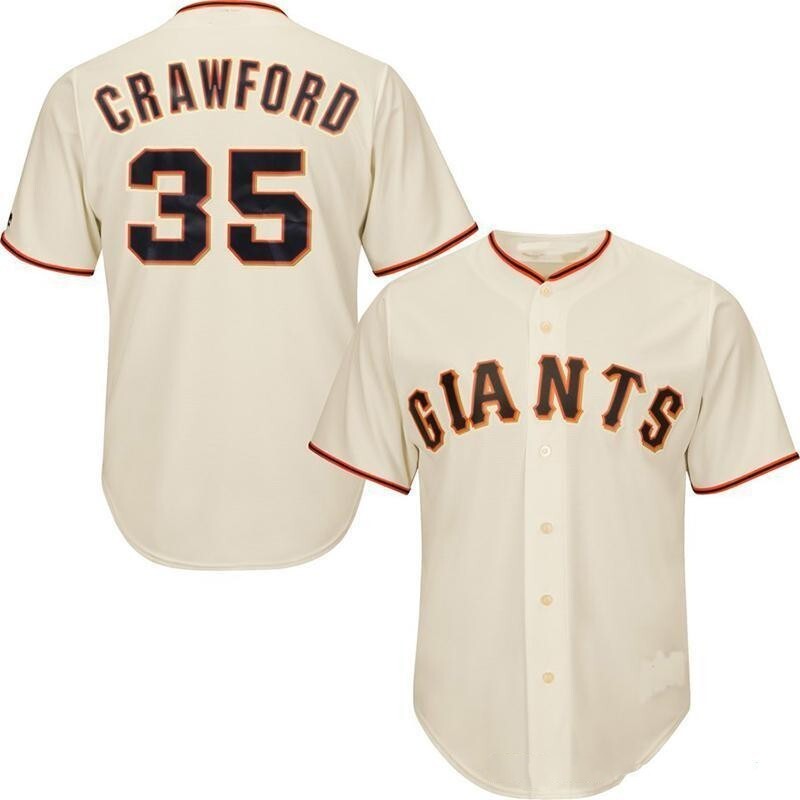 San Francisco Giants #35 Brandon Crawford Style 3