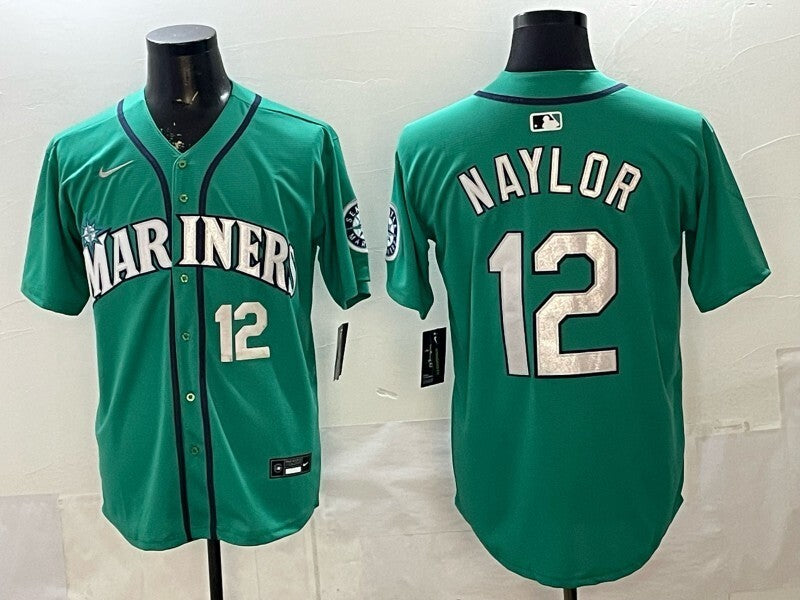 Seattle Mariners #12 Josh Naylor Mariners Adult Style 2