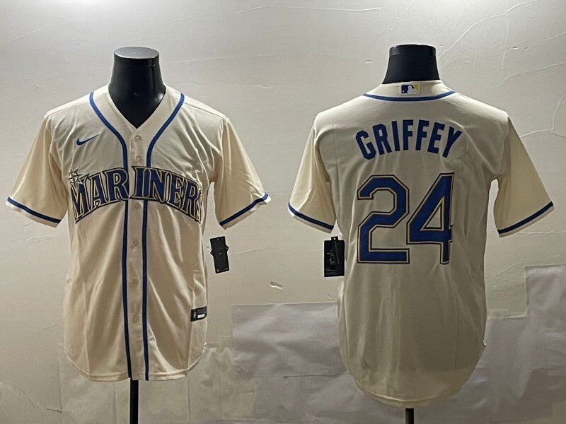 Seattle Mariners #24 Ken Griffey Jr Mariners Fan Edition Style 1