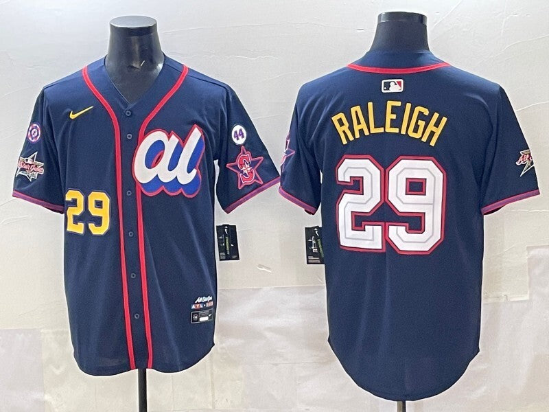 Seattle Mariners #29 Cal Raleigh Mariners 25 All-Star Style 4