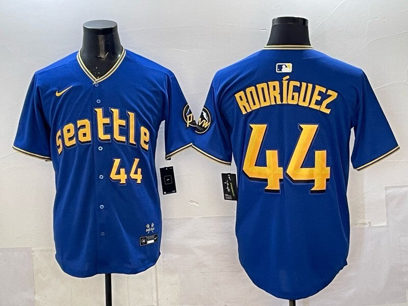 Seattle Mariners #44 Julio Rodriguez Mariners City Adult