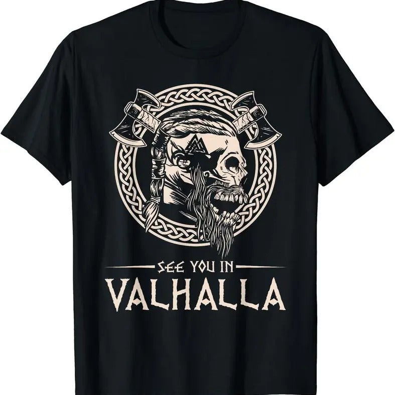 See You In Valhalla Viking T-Shirt Hoodie, Sweatshirt | InkThreadWorks.com
