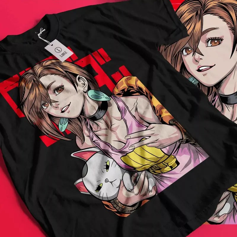 Seiko Ayase Dandadan T-Shirt Anime Cosplay Momo Okarun Unisex Shirt Gift